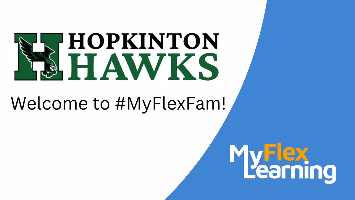 Hopkinton School District is doing so much to serve students during their flex time. It has been fun working with them!
#EdTech #studentachievement #K12schools #myflexfam