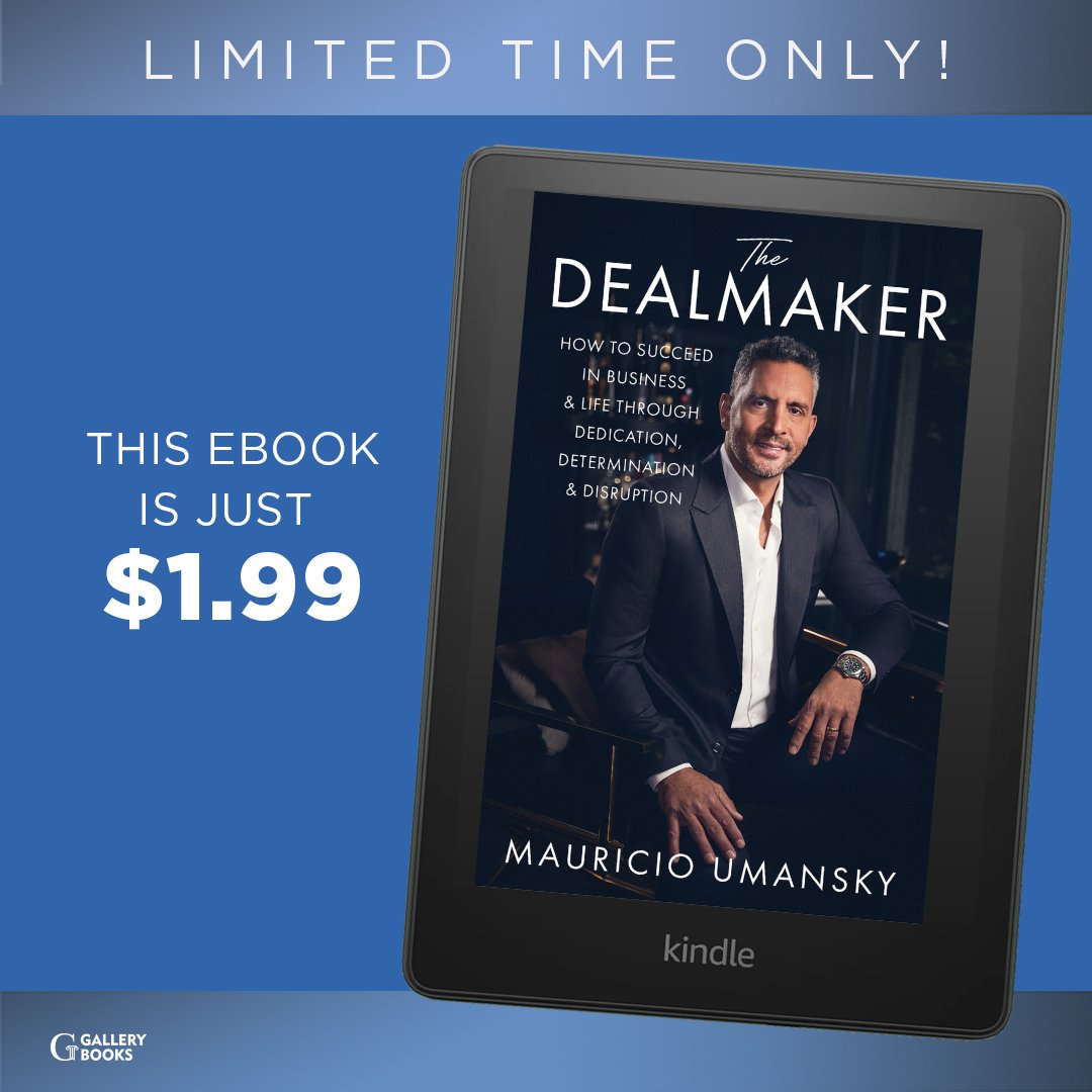 Check out this amazing ebook deal! THE DEALMAKER by @MauricioUmansky is discounted for a limited time only! 📚 Grab it here: spr.ly/6016wind8