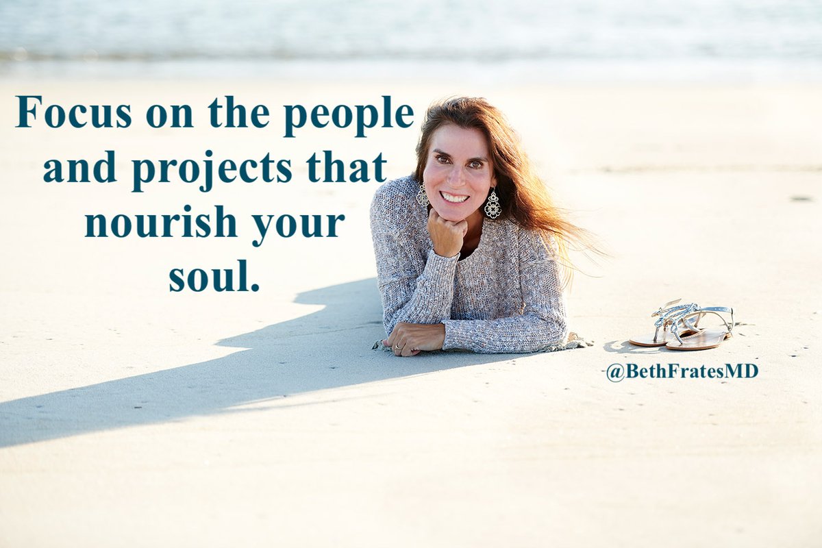 Happy Wednesday! Today focus on the people and projects that nourish your soul. For me that's going through the final proofs of chapters for Rippe's 4th Ed. Manual of Lifestyle Medicine + running a PAVING the Path to Wellness group for MGH at 4pm. You?  🤔 #wednesdaythought