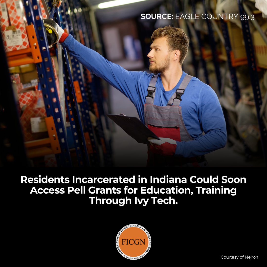 The U.S. Department of Education and Ivy Tech’s accrediting agencies must also approve the programs before students in prison can apply for and receive financial aid for them. Read more➡️ow.ly/Lj0B50RcfKT #indiana #ivytech #collegeinprison