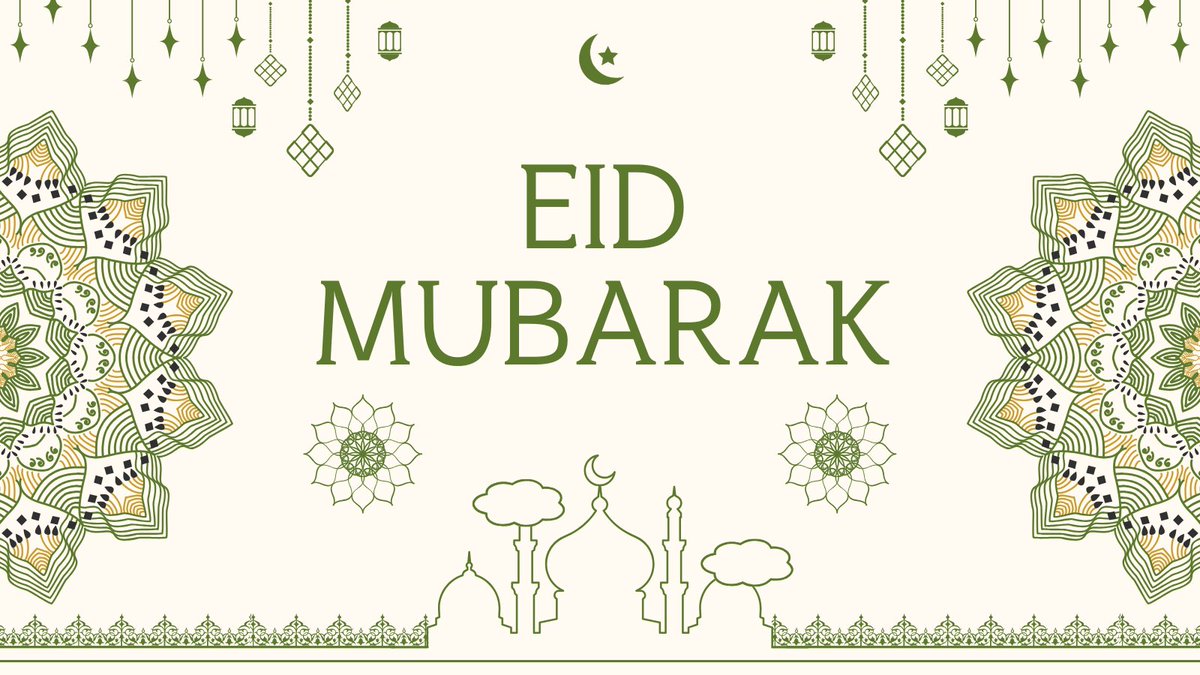 #EidMubarak to all who celebrate!