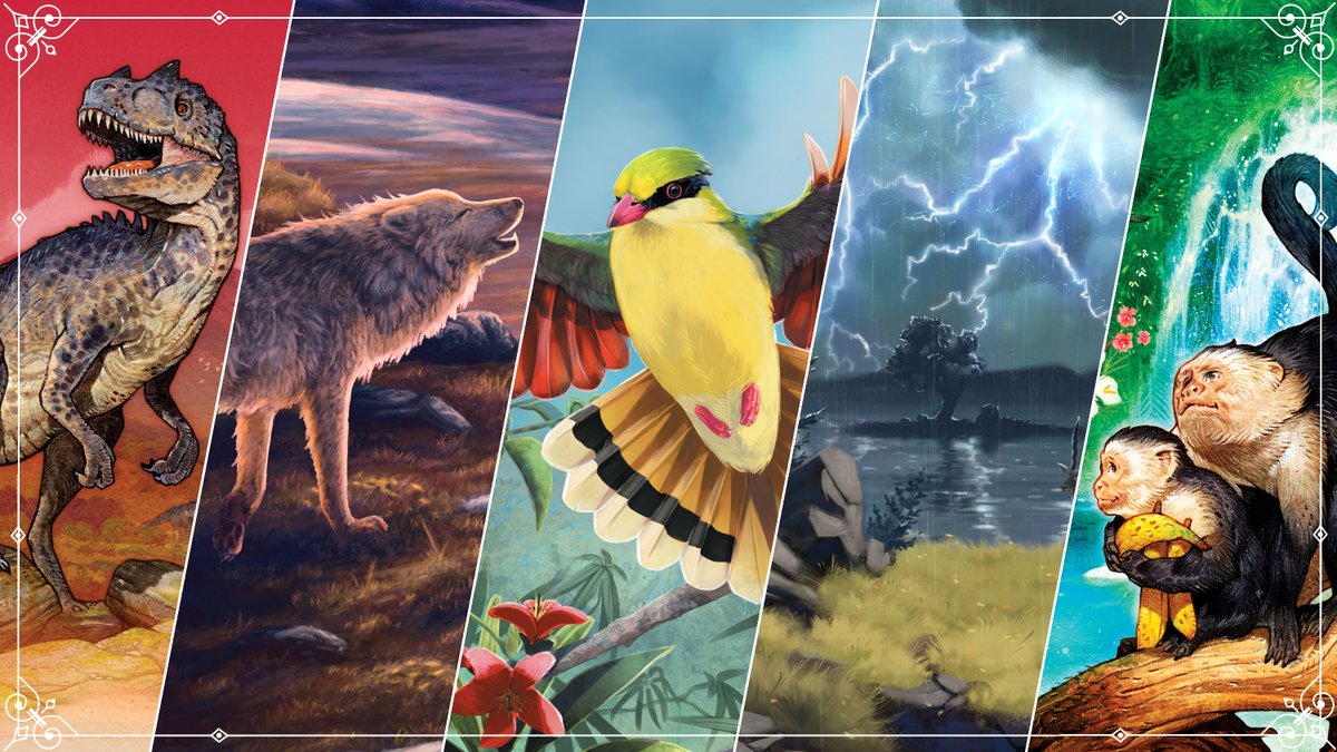 Nature - our next ecosystem board game, is launching with 5 different modules: Jurassic, Tundra, Flight, Natural Disasters, and Rainforest. Based on just the name and art, which one excites you most?