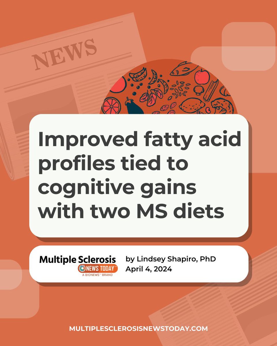 Two popular diets in the MS community were shown not only to ease functional disability but also to improve cognitive function. Learn more: bit.ly/3Ujmr5T 

#MS #MultipleSclerosis #MSResearch #MSNews #MSDiet