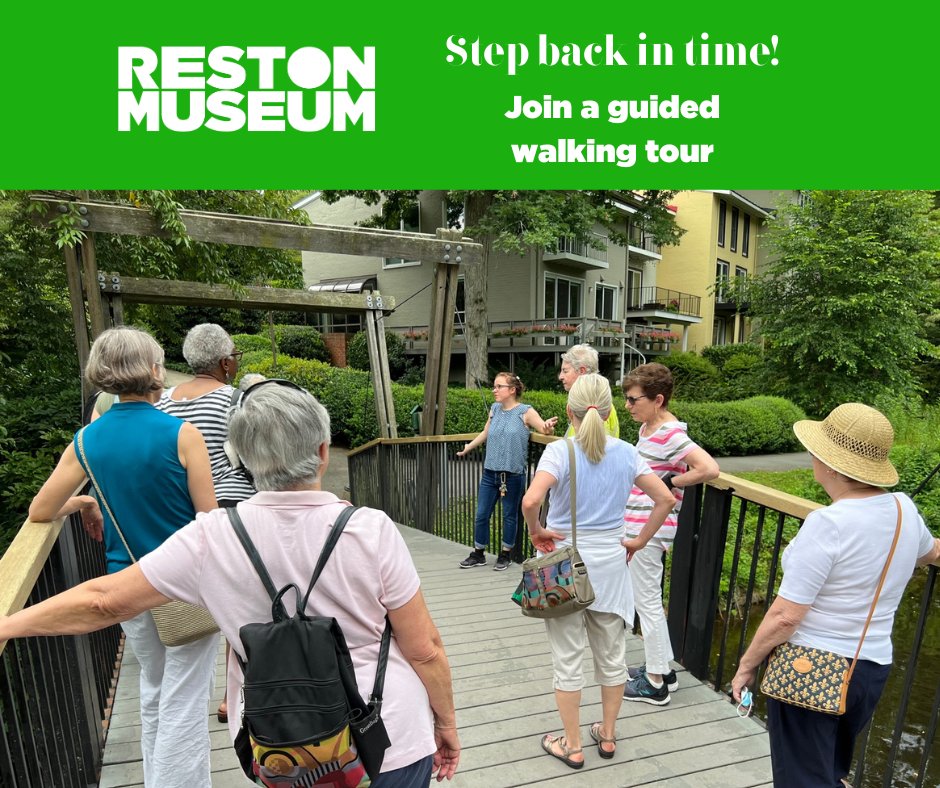 Join us for an upcoming walking tour! restonmuseum.org/upcomingprogra… #reston #restonmuseum #tour