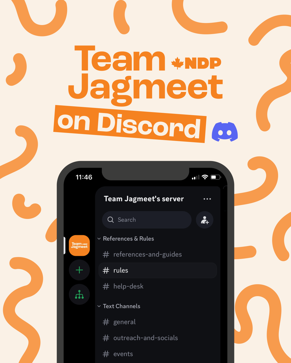 Have you signed up for our Team Jagmeet Discord?  Get all the latest updates, announcements, and event details right in one place. No more searching through emails or missing important info!  You don’t want to miss out – secure your spot today! ndp.ca/join-teamjagme…