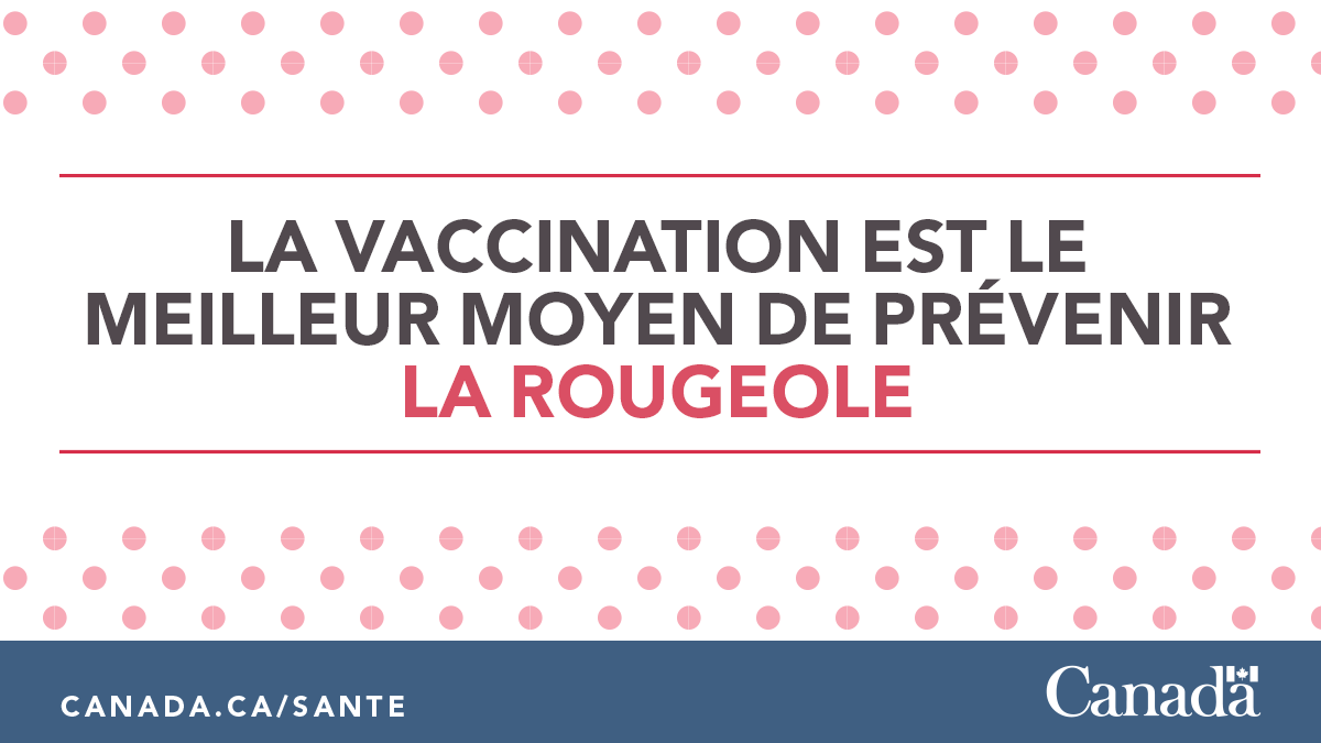 Le vaccin contre la rougeole est sûr et efficace. Protégez-vous et protégez votre communauté en vous faisant vacciner contre cette maladie évitable.