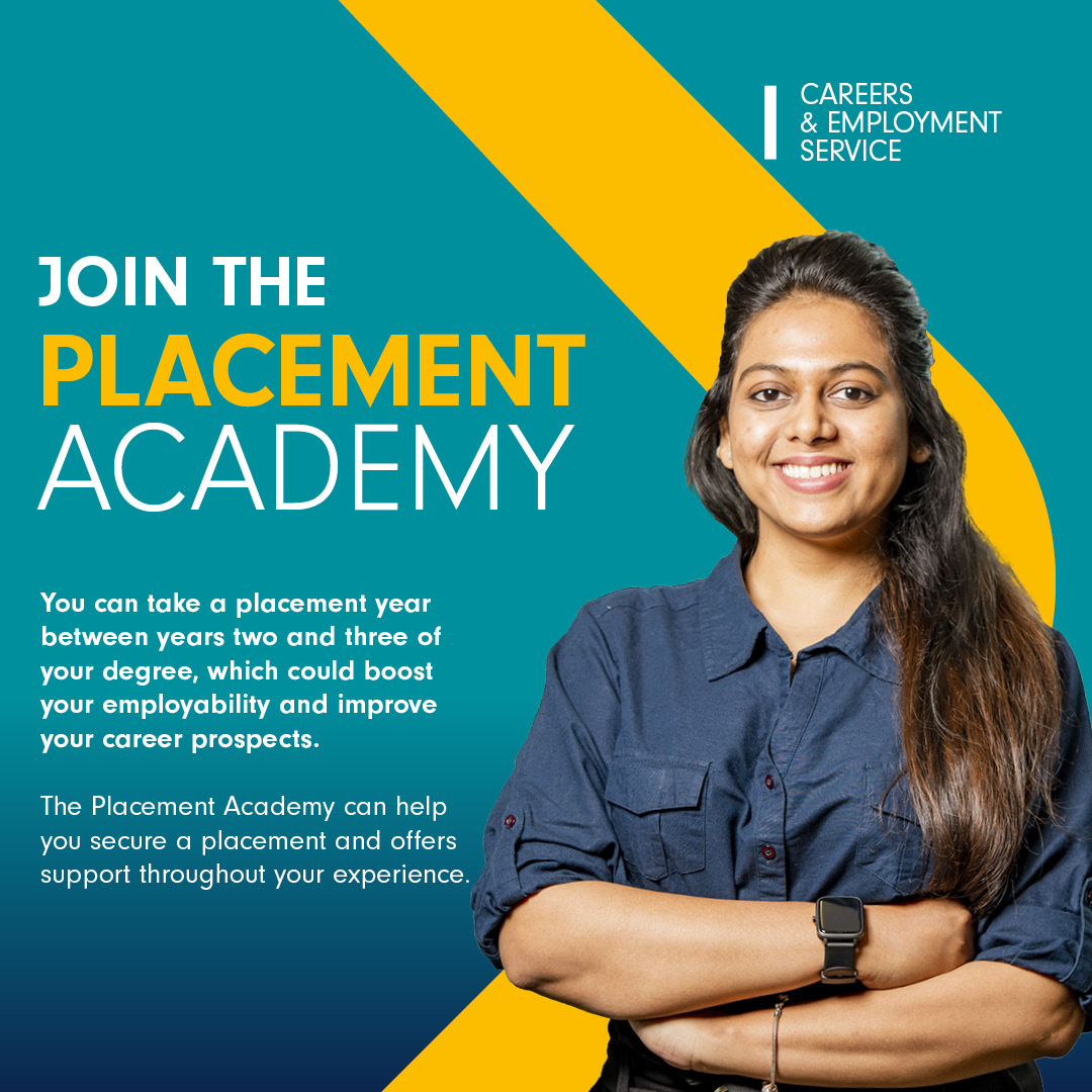 Are you thinking of doing a placement year? Join the #Placementacademy and get access to support and information tailored to you so that you can find your perfect placement and boost your employability skills! Join now👉ow.ly/H5O450Rc1rs @derbyunistudent @Derbyuni