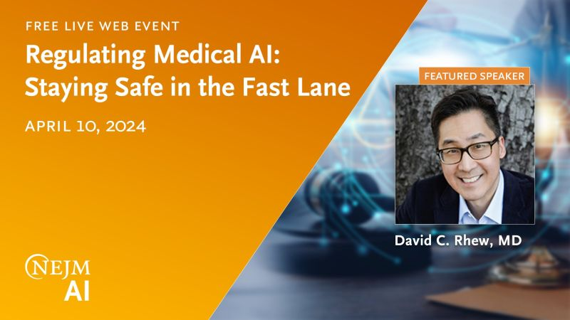Join us TODAY for 'Regulating Medical AI - Staying Safe in the Fast Lane' from 12:00-2:15 PM ET. Explore the balance between innovation & regulation with experts including David C. Rhew, MD.

#MedicalAI #HealthTech #AIinhealthcare #AI #Healthcare #HCLDR