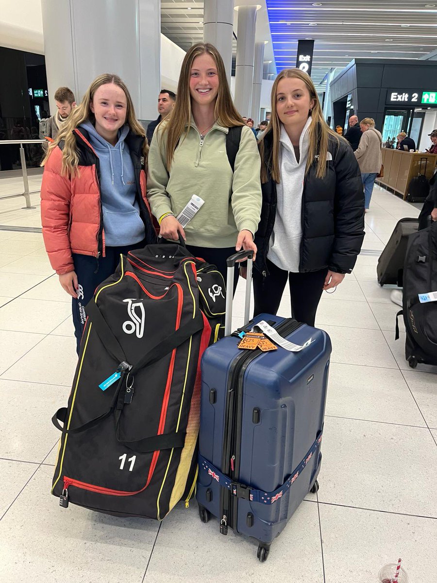 SessayCC's tweet photo. Fantastic news that our first ever female overseas player Olivia Gain from New Zealand has arrived safely onto UK shores 🟢🟡 https://t.co/xaBvV2hQkM