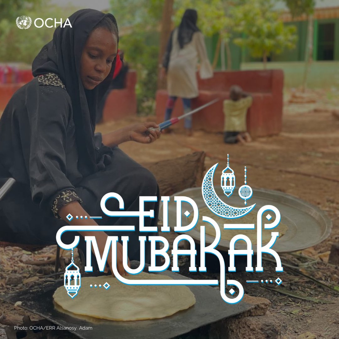 🌙Eid Fitr Mubarak!🌙   In this Eid, we stand in solidarity and renew our commitment to supporting those affected by the war in #Sudan.   Together, we strive for a future where peace and stability prevail.