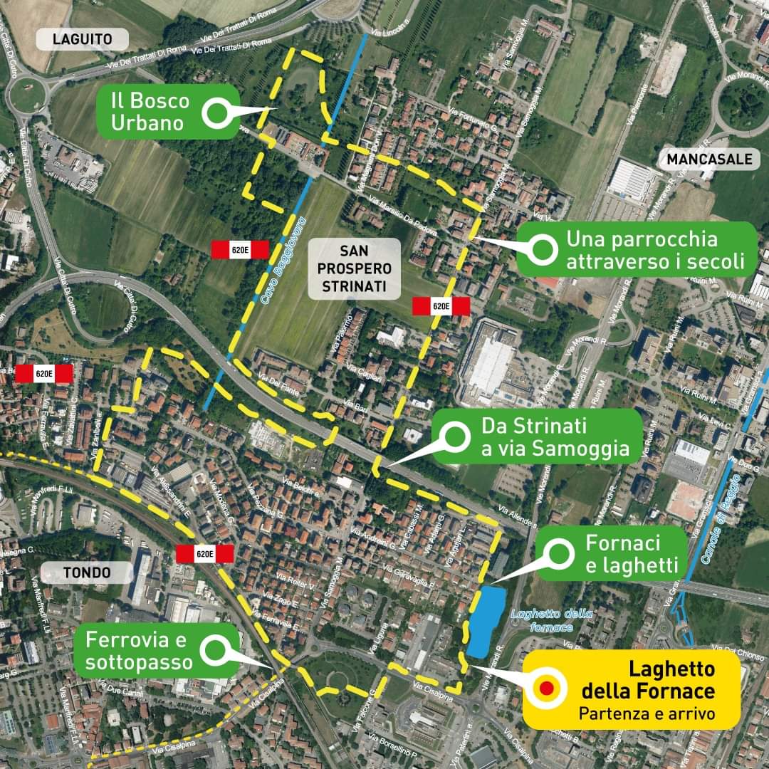 🌳🚶‍♀️Sabato 13, nuova camminate sui sentieri urbani di #ReggioEmilia: scopriamo insieme l'Anello di San Prospero Strinati, nuovo sentiero CAI 620E nato dal progetto partecipativo Reggio Emilia Città dei Sentieri.
📌Partenza alle 15 dal centro sociale La Fornace, via Cisalpina 40.