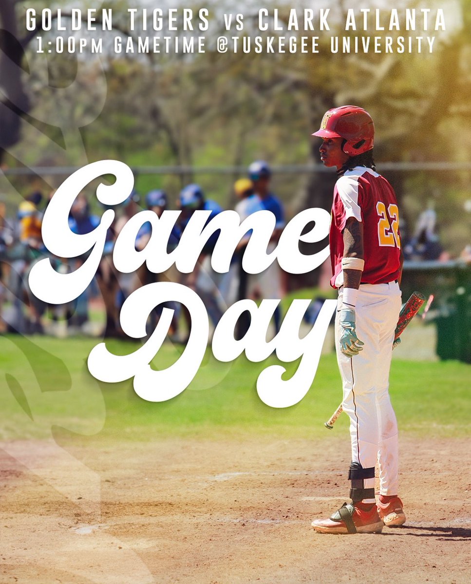 Game time for today. This is a makeup game for game 3 of the Clark Atlanta series. 📍Tuskegee, Alabama 🆚Clark Atlanta #mytuathletics #skegeebaseball