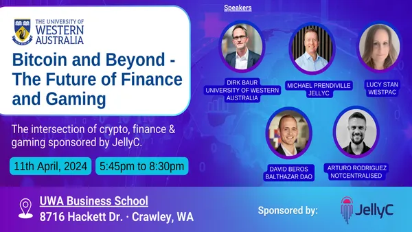 Balthazar’s Head of Product @dberos is speaking this Thursday at the panel ‘Bitcoin and Beyond - The future of finance and gaming’ in Perth, Australia. Join us at the @uwanews Business School for an evening filled with insights into the exciting intersection of crypto, finance…