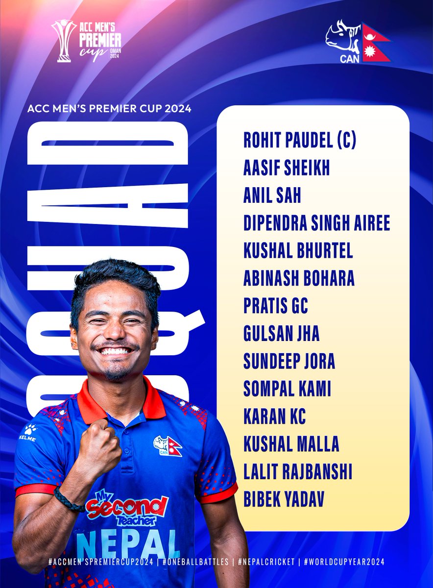 #Rhinos are all set for ACC Premier Cup 2024 at Oman as it kicks off its action from 12th Apr 🇳🇵🏆 #ACCMensPremierCup2024 | #WorldCupYear2024 | #OneBallBattles | #NepalCricket