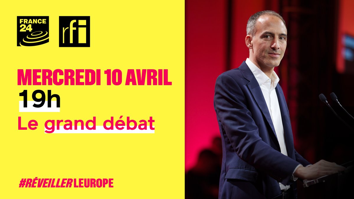partisocialiste's tweet image. 🎙️ À 19h00, @rglucks1 participera au grand débat organisé par @France24_fr et @RFI entre les têtes de liste pour les élections #Européennes2024.

🔴 Pour suivre le débat en direct : france24.com/fr/direct

#RéveillerLEurope