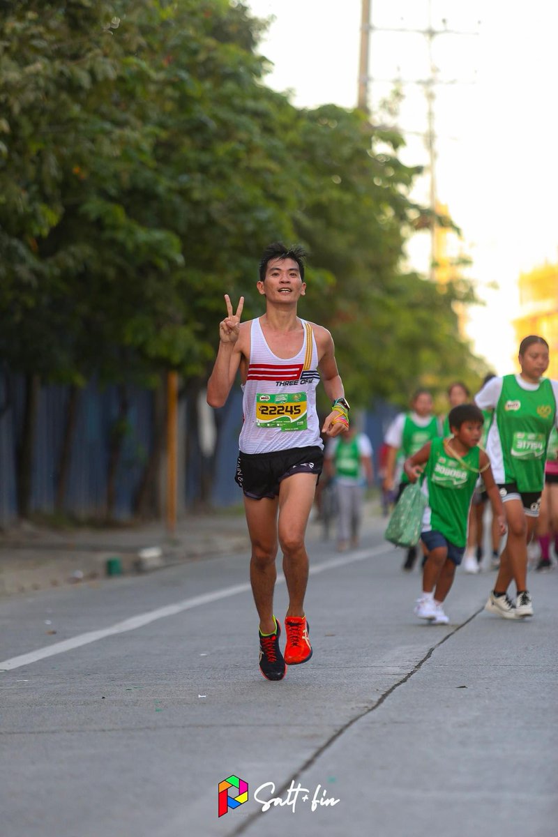 Clocked in 1:29:10, qualified to the Finals of the National Milo Marathon in CDO this coming December.