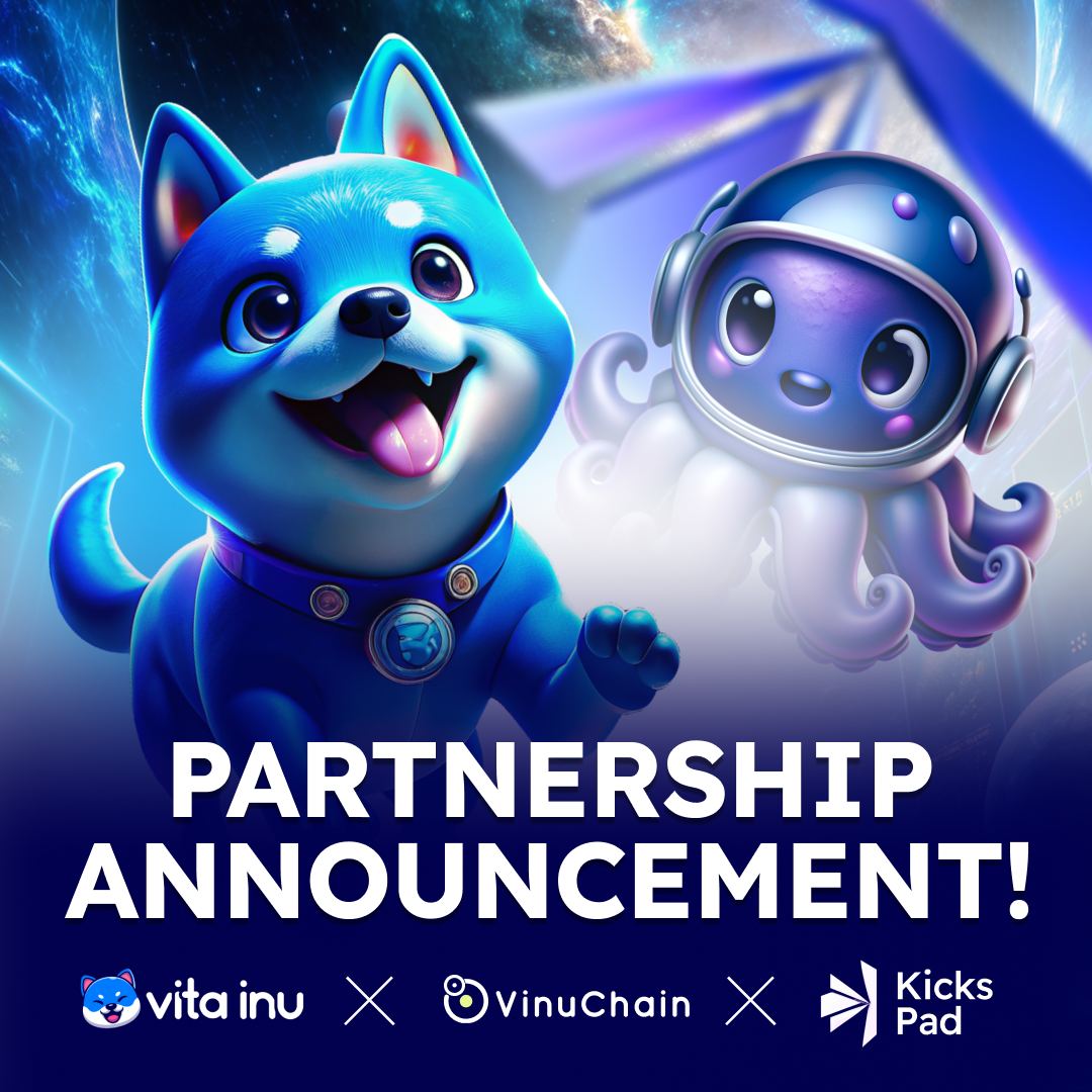 KicksPad_io's tweet photo. π Exciting News! π KicksPad IDO Launchpad is thrilled to announce our strategic partnership with the $VINU Ecosystem @VitaInuCoin & VinuChain @VinuChain ! π
πΉ What's New? We will be empowered to launch IDOs for the tokens on the highly scalable, determinably feeless @VinuChain β L1 EVM Compatible DAG-based Chain.
π° Plus, we'll be able to collect IDO investments for some projects both in $VINU and $VC tokens on @VinuChain native network, opening up new opportunities for our communities!
π€ Together, we're setting new standards in scalability and innovation. Stay tuned for upcoming launches and join us on this revolutionary journey! π