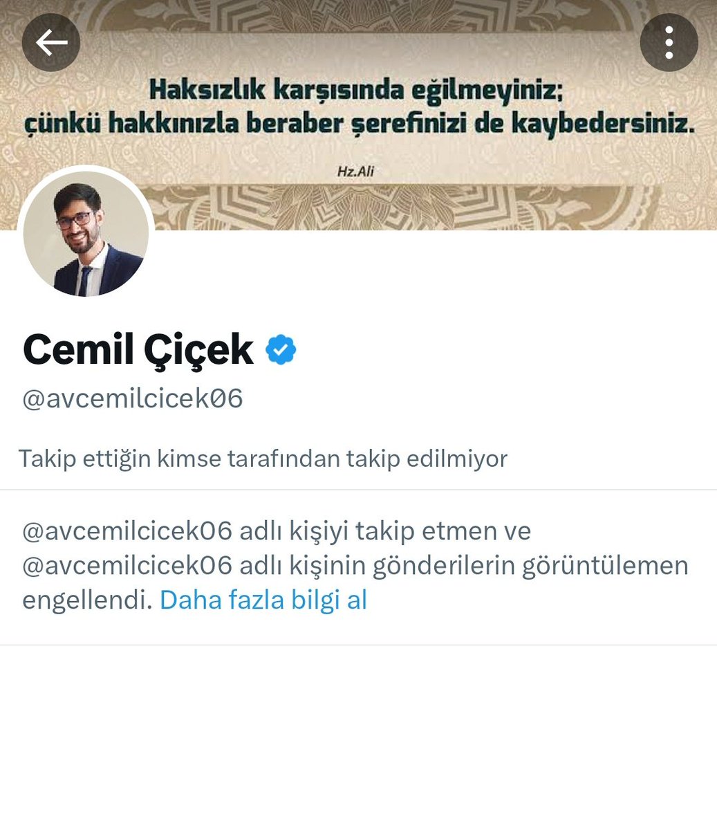 Cemil Gökhasan beni engelleyerek kaçamazsın. @avcemilcicek06 😉😉 FETOCU Çocuğuuu seni nasıl ifşa ve rezil edecem Sen babanın soyadını bile taşıyamayan bir sünepesin. Sanada yemin olsun seni nasıl rezil edecem iyi izle 😉😉