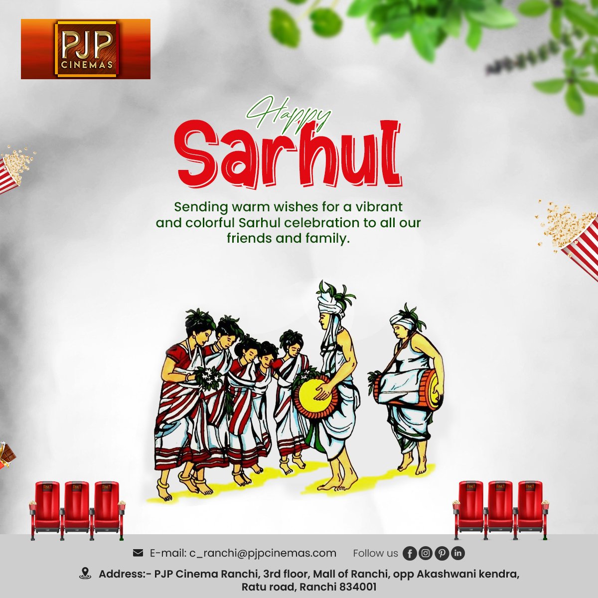 Sending warm wishes for a vibrant and colorful Sarhul celebration to all our friends and family.🌸🌿
#pjp #SarhulCelebrations #TribalTraditions #FestivalOfNature #SarhulFestivities