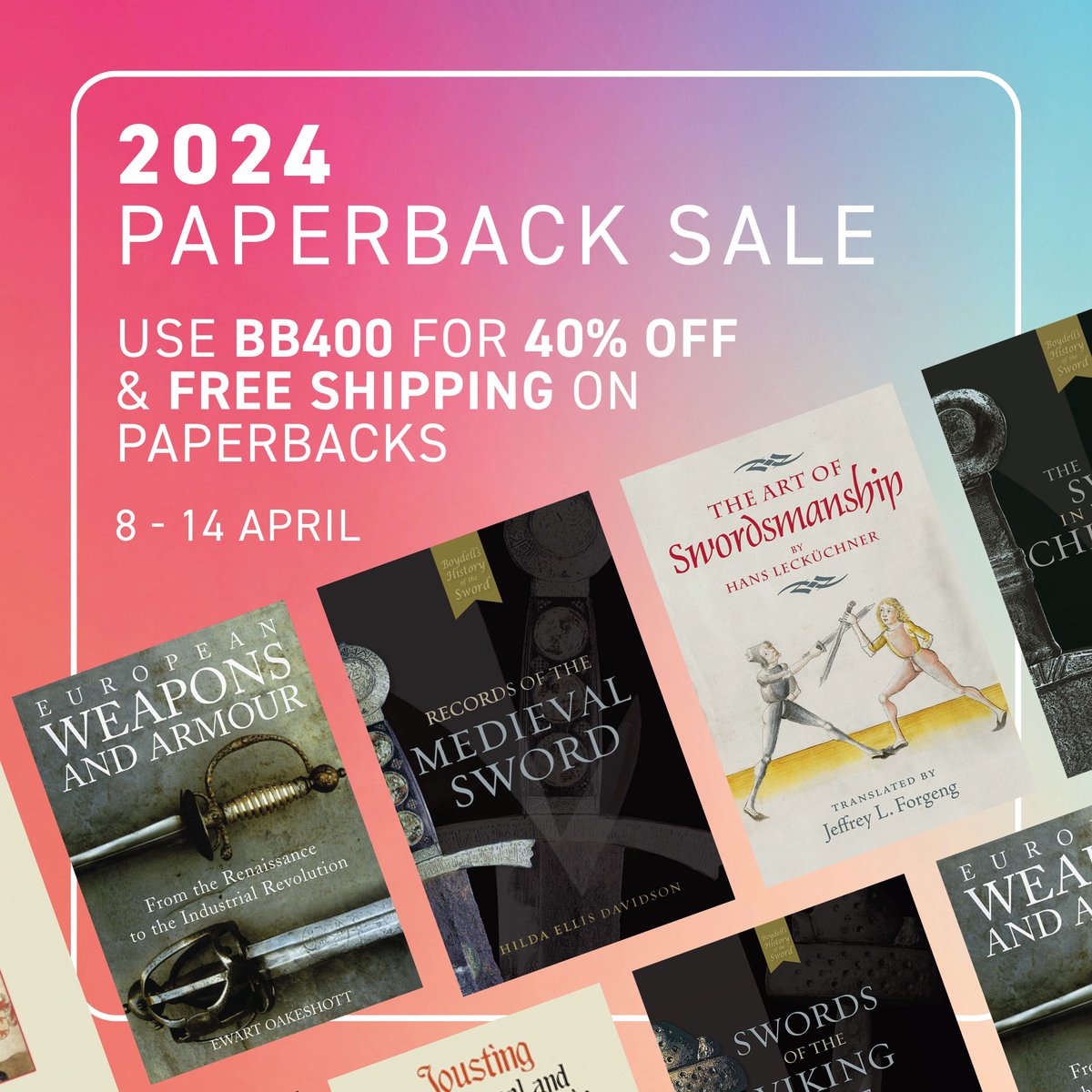 Dozens of #MilitaryHistory titles are part of our paperback sale, now on until 14 April. 40% off and FREE SHIPPING: buff.ly/3vpTP13 #SwordTwitter #Chivalry
