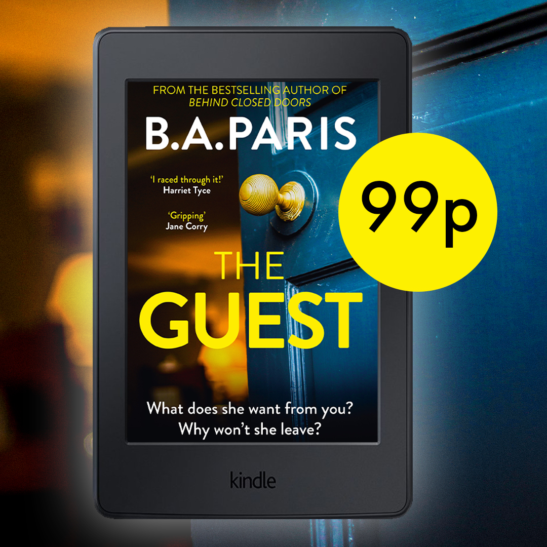 THE GUEST is the brand new, twisty thriller from @baparisauthor with an ending you'll NEVER see coming... and you can read it for just 99p in eBook this month! Don't miss it: brnw.ch/21wIGIg