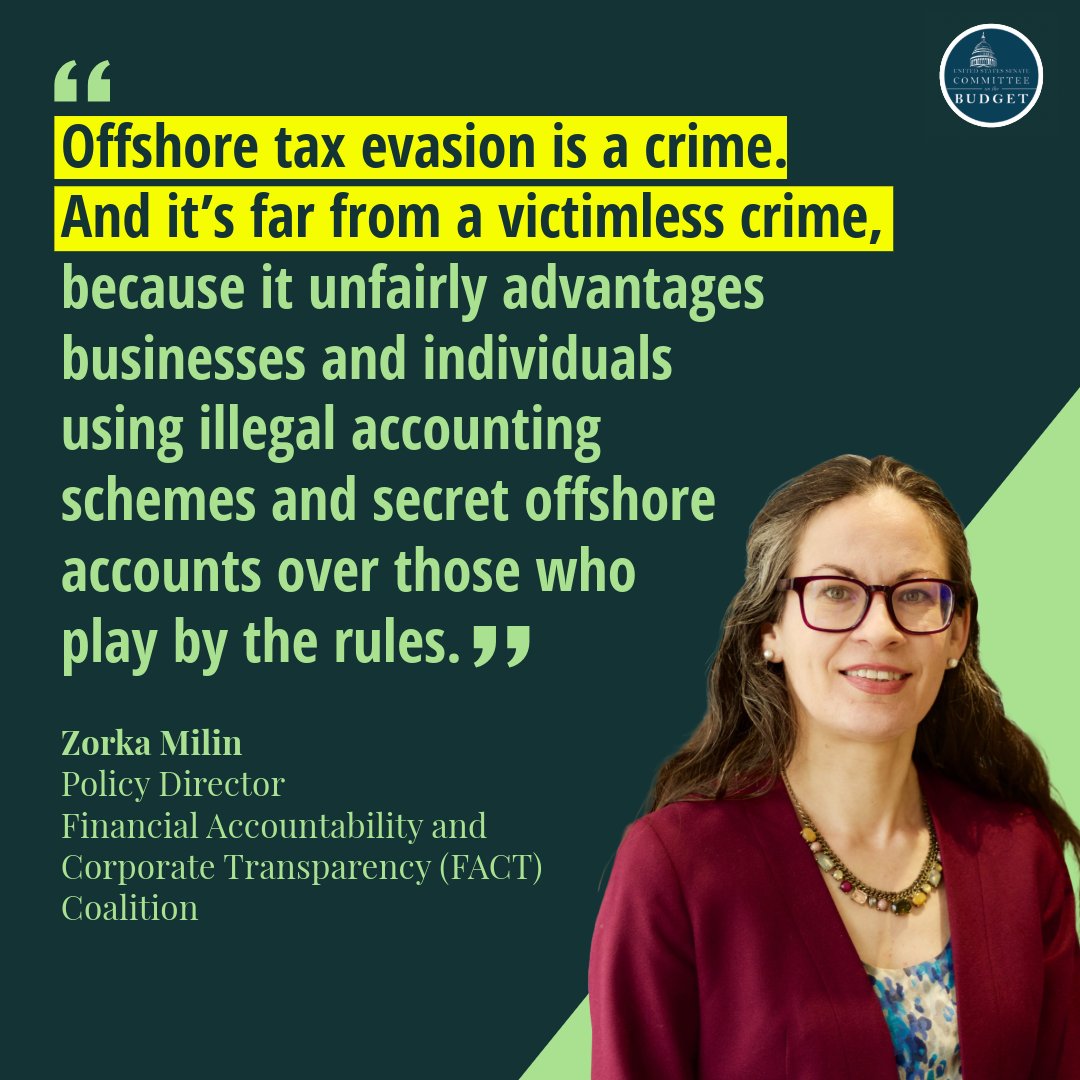 Too often, the wealthy and big corporations evade paying what they owe by hiding their income in offshore tax havens. @ZorkaMilin of @FACTCoalition on who pays the price.