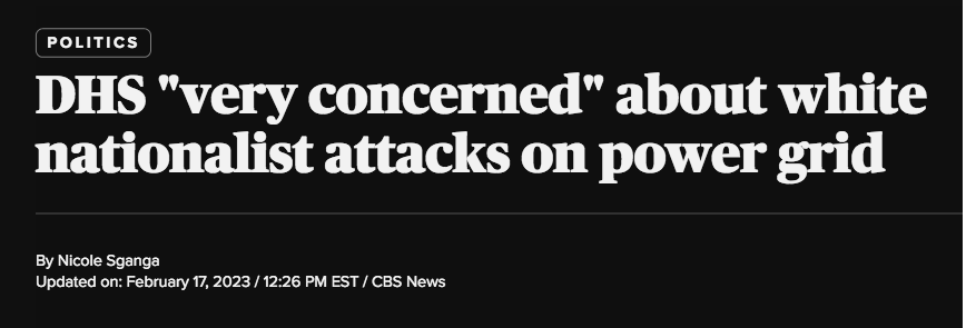bywillpollock's tweet photo. just a casual reminder that Russian terrorists and domestic Nazis are both targeting U.S. power grid bc #SameSide
🎩 @MonpotLeDevin https://t.co/YVmYU61UIv