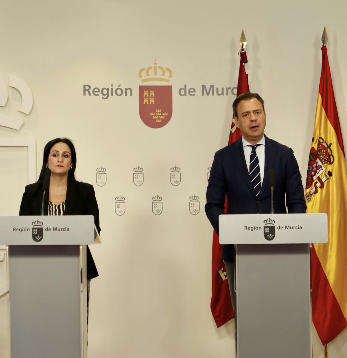 🤝La alcaldesa de #Yecla, @remedios_lajara, cuenta con todo el apoyo del Gobierno @regiondemurcia para continuar con el impulso que le está dando al municipio.

Los proyectos e inversiones que ha abordado junto con el presidente @LopezMirasF permitirán que #Yecla siga creciendo…