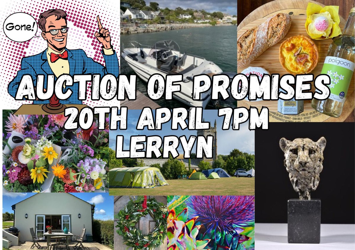 Auction catalogue link

drive.google.com/file/d/1Q2BSL3…

Bids by email in advance! #Cornwall #holidays, Sculpture by #hamishmackie #artwork #localproduce #cornishgetaway 
Raising money for Lerryn Primary School