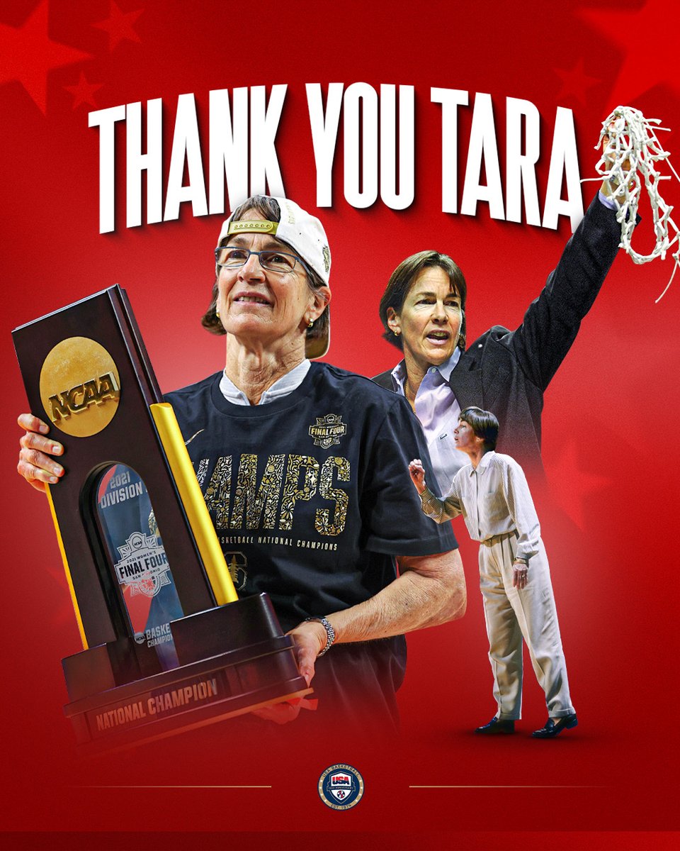 A truly epic impact Coach VanDerveer has left on this game. Thank you for everything you have given to basketball, Tara!