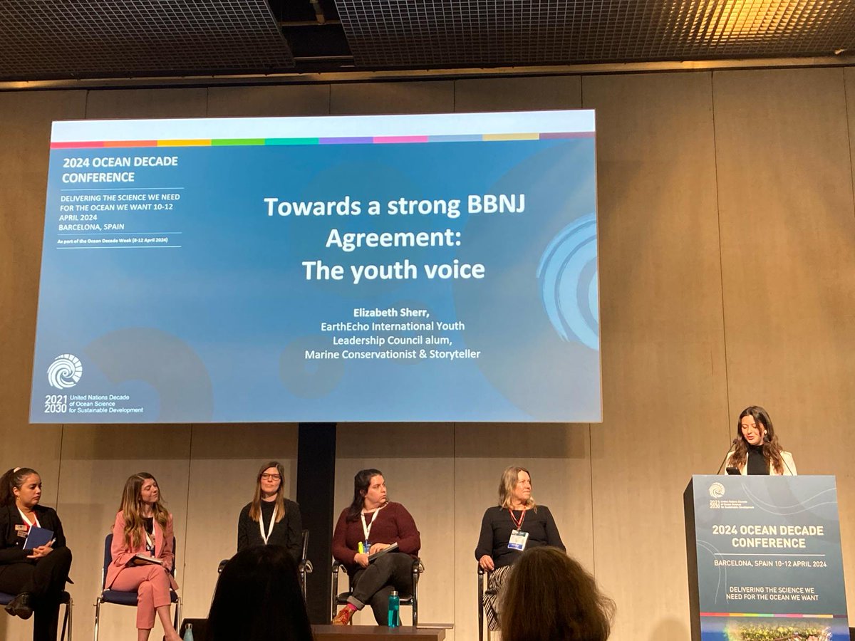 🔴Live from the satellite event: The @UNOceanDecade & the new Agreement for the Conservation and Sustainable Use of #BBNJ: Opportunities to support ratification and implementation with our friends of @IucnOcean & @IDDRI_ThinkTank & @HighSeasAllianc & @DeepStewardship on stage 🤗