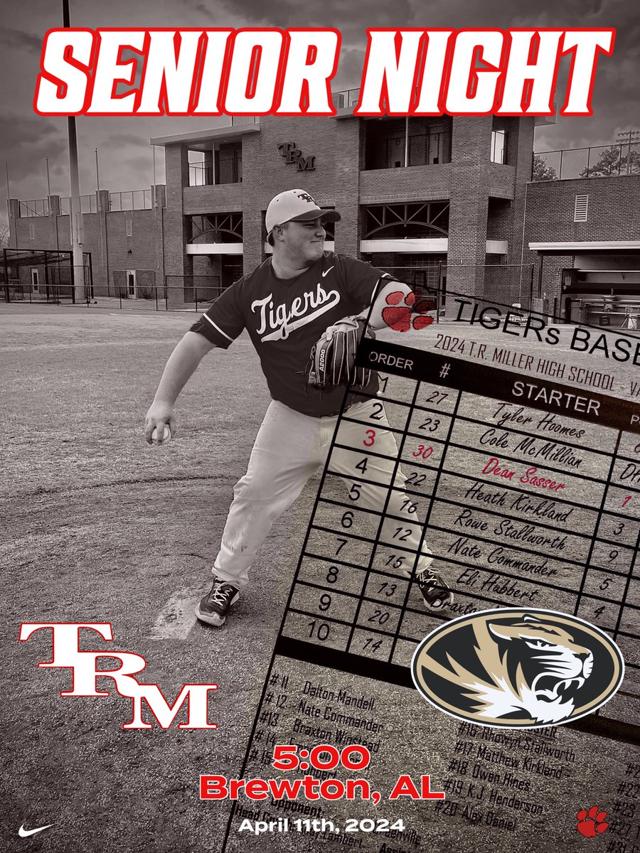 Senior Night 2024 👀🔥
TRM vs Greenville
Brewton, AL