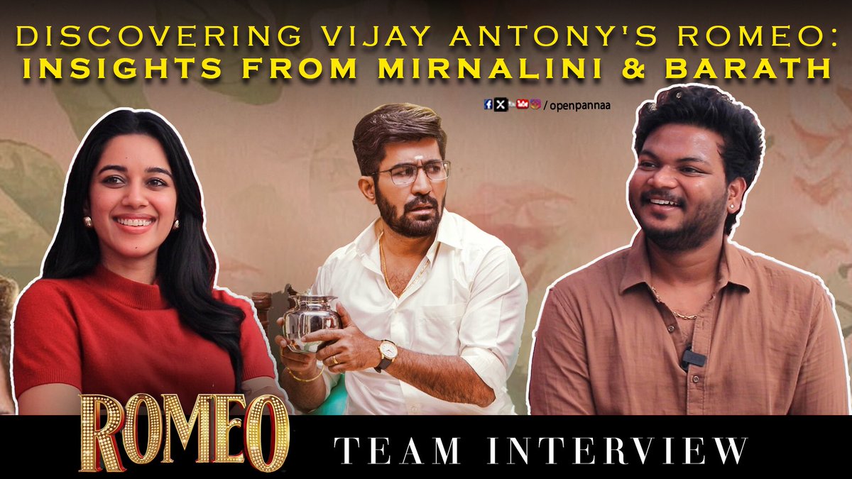 Discovering @vijayantony’s #Romeo: Insights from @mirnaliniravi & #Barath @cinemapayyan ▶️ youtu.be/vUrMyytZCyg