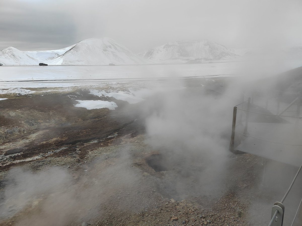 MrSLeegeography's tweet photo. Day three! We have visited the bubbling mud springs and learnt about the power of geothermal energy in the fight against climate change before exploring the capital Reykjavik and enjoying ice cream! Now off to a Lava tunnel - to say we're excited is an understatement - MEGA! https://t.co/uKVWpwVoOI