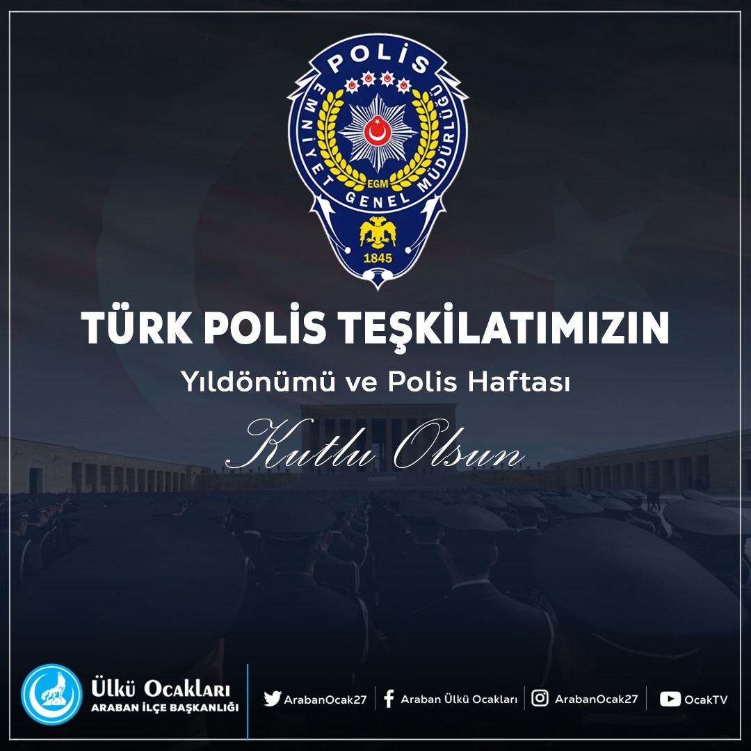 179 yıllık şanlı mazisi boyunca gücünü vatandaşının sevgisinden alan Türk Polis Teşkilatı, ihtiyacınız olduğu her anda;

Milletinin Yanında 🇹🇷

#KahramanlarHerYerde...

#TürkPolisTeşkilatı179Yaşında
#10NisanPolisHaftası