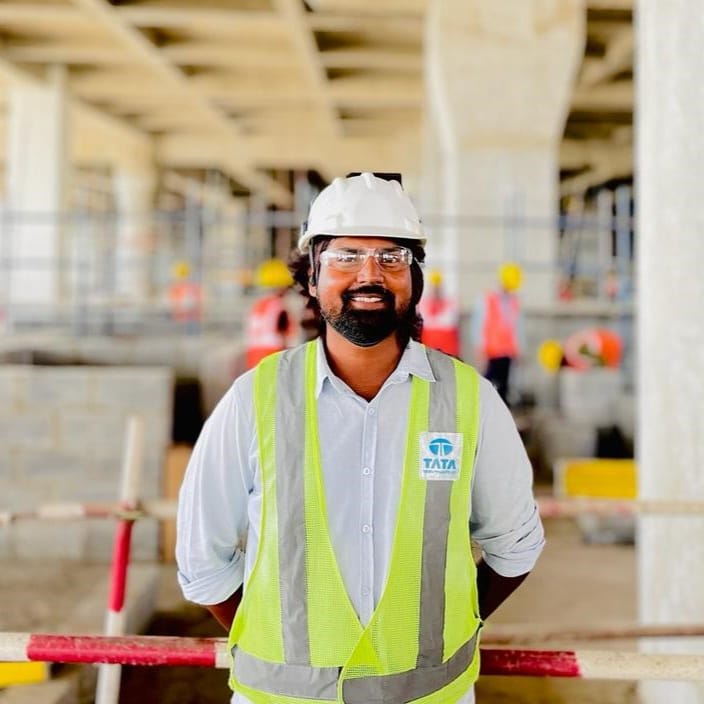 Passion, precision, and perseverance. Spotlight on Deepak Jaiswal, a civil engineer working tirelessly to bring the passenger terminal at #NIAirport to life. #FromTheGroundUp