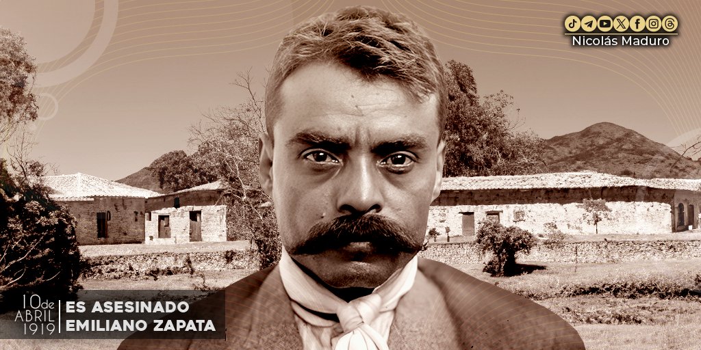 “El pueblo mexicano nunca ha inclinado su frente altiva ante los tiranos, siempre ha sido un valiente y no un cobarde, delante de los tiranos de todos los tiempos'. A 105 años del salto a la eternidad del revolucionario Emiliano Zapata, recordamos esta frase como un homenaje al