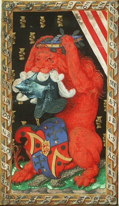 book lion, france, 1540