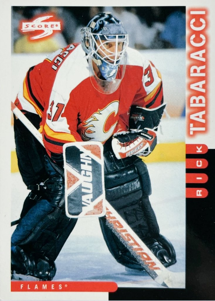 Rick Tabaracci Calgary Flames Score Card @NHLFlames #Flames #NHL