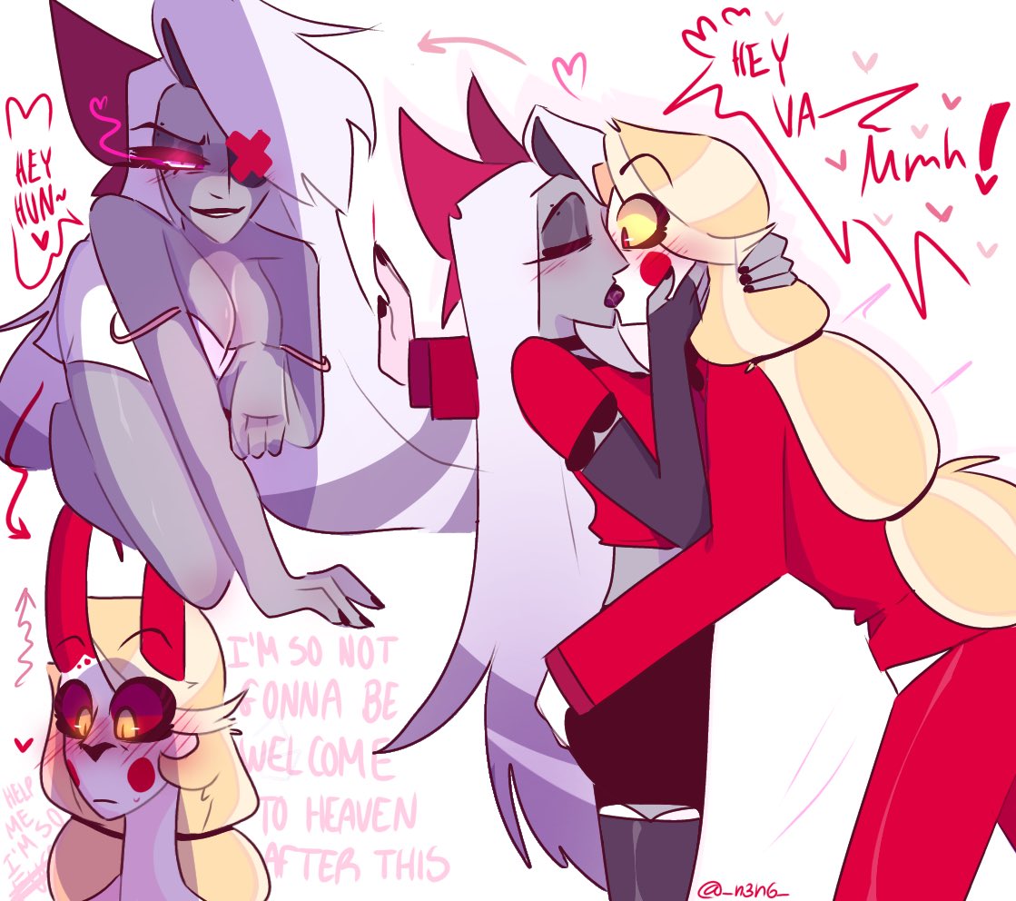 _n3n6_'s tweet photo. Some things i thought abt them
#chaggie #hazbinhotelVaggie #hazbinhotelcharlie #HazbinHotelFanart https://t.co/e3W1rk6p1v