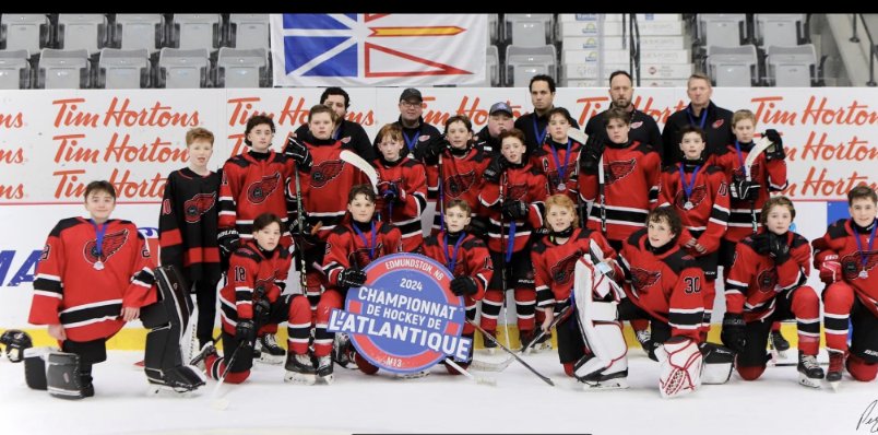 NLAAAHL is proud of the U13AAA Eastern Redwings for finishing 2nd at the Atlantic Championship, what a great season