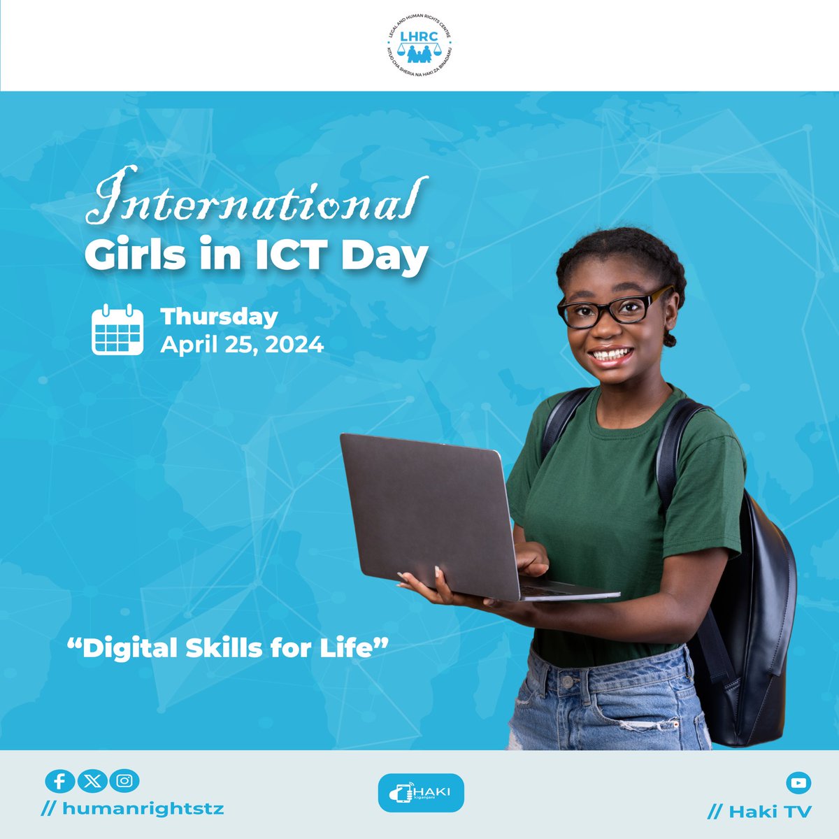 Happy International Girls in ICT Day! Today, we recognize the importance of digital skills for life. Let’s break barriers and inspire girls to pursue careers in tech! 
#GirlsInICT #DigitalSkills #Empowerment