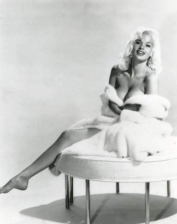 Goddess In White.......with Jayne Mansfield..........