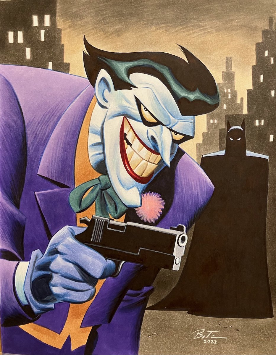 Joker and Batman by Bruce Timm 🃏🦇