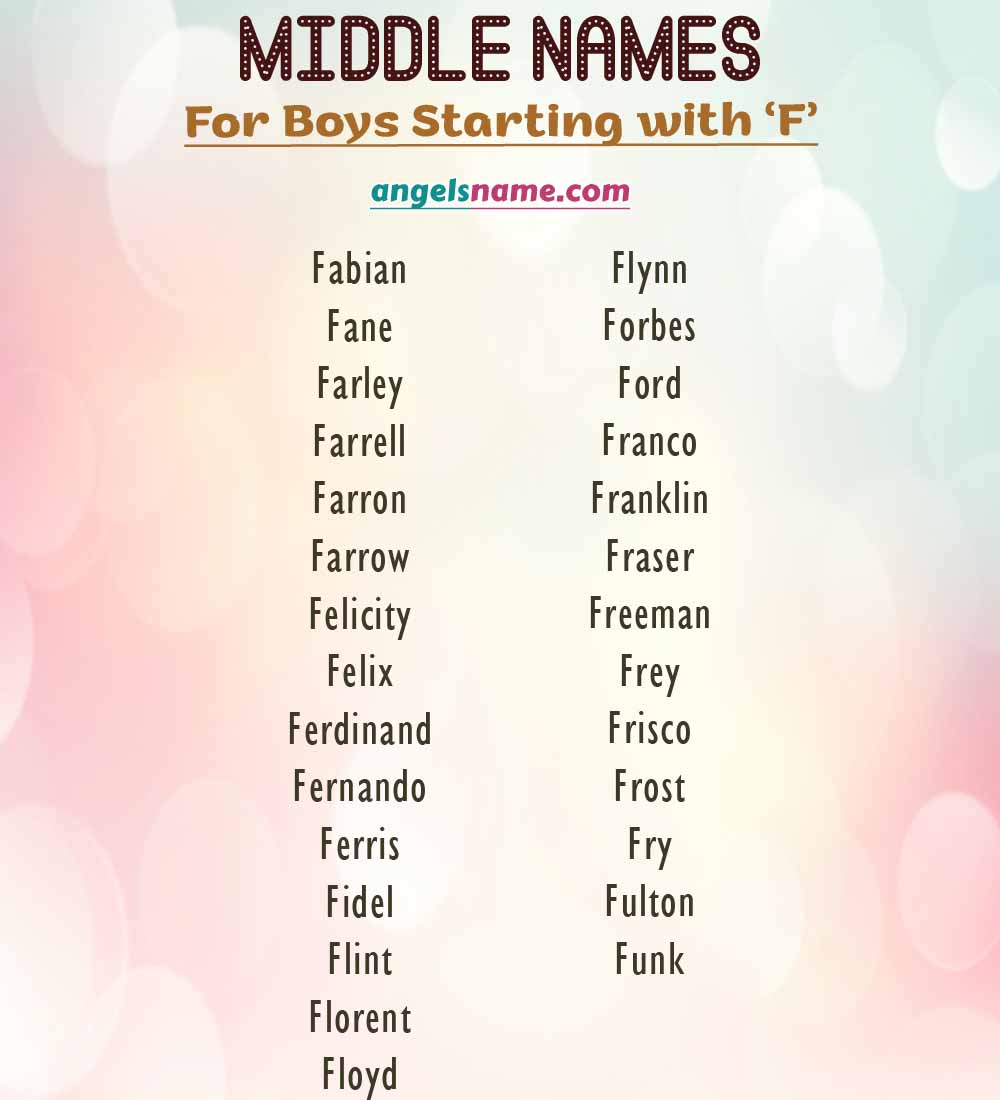 Angelsname7's tweet image. Trendy, Cool, and Unique Middle Names For Boys starting from "E-H"
#angelsname #middlename #middlenames #firstname #cutename #namesuggestions #names #namefinder #uniquenames #uniqueboyname #namesaroundtheworld #trendynames #namepandent #nameideas #namecombos