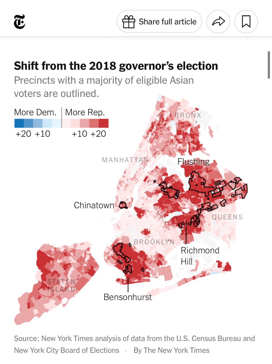 It’s happening on both coasts. SF: Chinese Americans are activated by “anti-Asian violence, school policies they believe have emphasized equity over merit, and street homelessness. Many are also upset that property crime..” NYC: Asian NYers have had it with cashless bail,