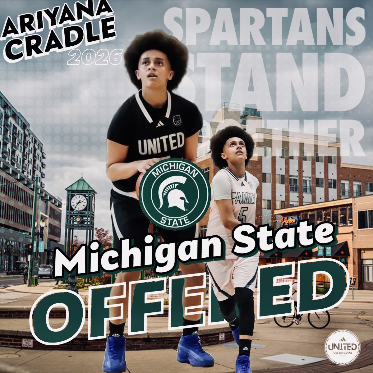 Congrats to our Guard @2026Peanut on the offer from @MSU_WBasketball @3SSBGCircuit