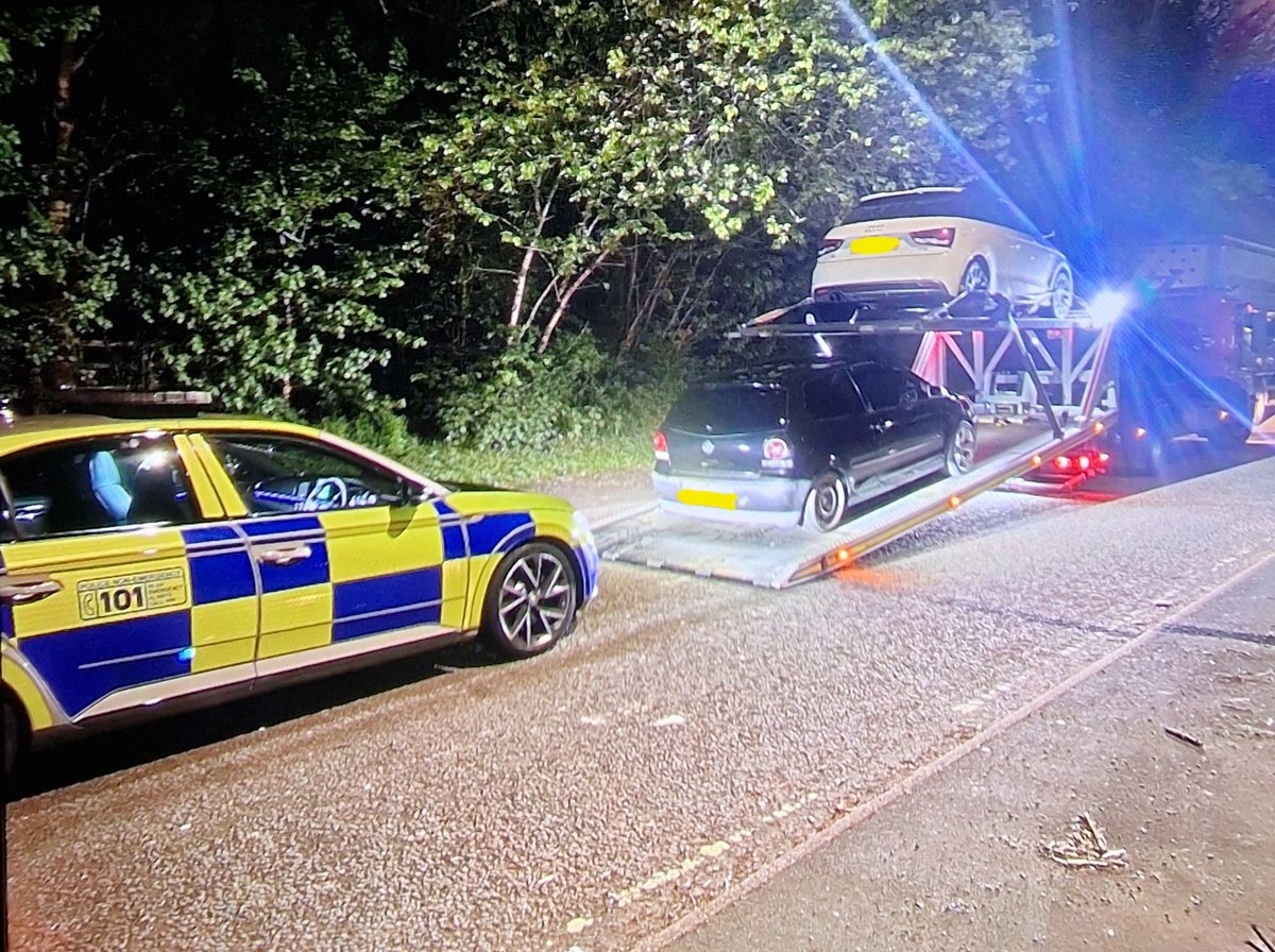 Safer Road tasking conducted on London Way, Preston in response to community concerns. 2 cars seized under S59 Police Reform Act for racing each other and 1 driver reported for excess speed. Approx 80 other cars also passed, all within speed limit. #T2RPU #Fatal5 #ASBDriving