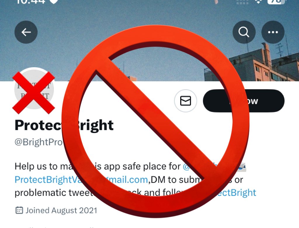 youcallmelips's tweet photo. 🚨PLEASE! report as much as you can. Thank you for helping to report this so called protecting account @BrightProtect to misusing their account ‼️‼️‼️ https://t.co/RK2tWkht1U