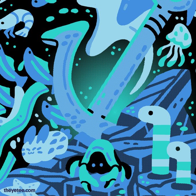 「blue theme underwater」 illustration images(Latest)
